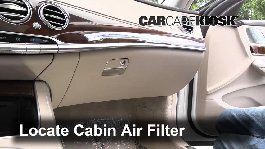 2014 Mercedes-Benz S550 4.6L V8 Turbo Filtre à air (intérieur)